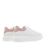RENATO GARINI-Γυναικεία παπόυτσια sneakers RENATO GARINI O119R1012 λευκά ροζ