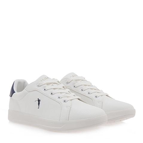 CALGARY-Ανδρικά sneakers CALGARY O17007311 λευκά μπλε