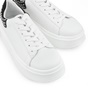RENATO GARINI-Γυναικεία παπούτσια sneakers RENATO GARINI O119R1213 λευκά ασημί