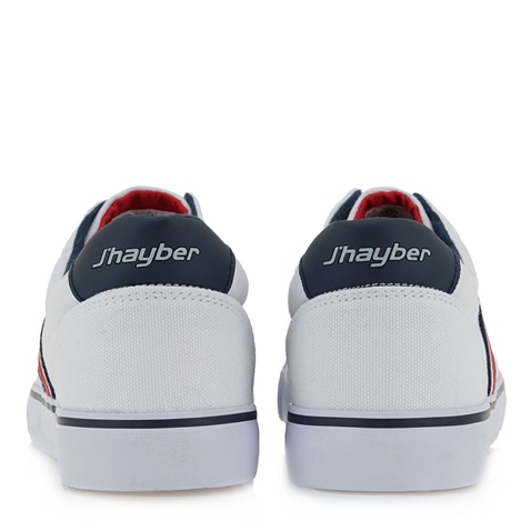 J'HAYBER-Ανδρικά sneakers J'HAYBER K521Y3322 λευκά κόκκινα
