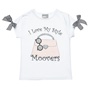 ALOUETTE-Παιδικό σετ από μπλούζα και σορτς ALOUETTE Moovers λευκό μαύρο (6-16 ετών)