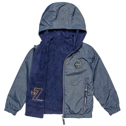 ALOUETTE-Παιδικό jacket διπλής όψης ALOUETTE μπλε