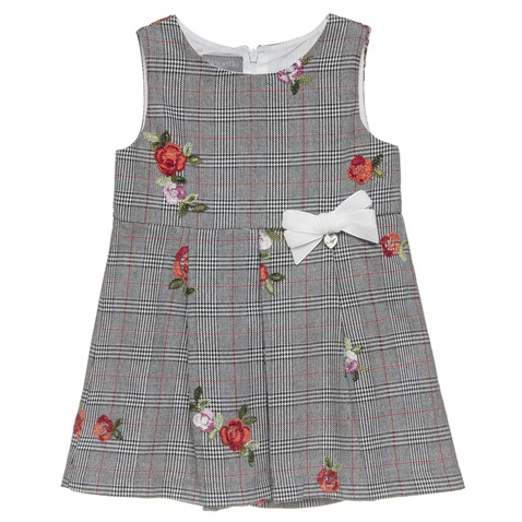 ALOUETTE-Παιδικό αμάνικο φόρεμα ALOUETTE ασπρόμαυρο 