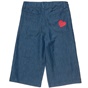 ALOUETTE-Παιδικό cropped jean παντελόνι ALOUETTE μπλε κόκκινο