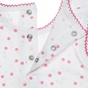 ALOUETTE-Βρεφικό σετ από μπλούζα σορτς και φορμάκι ALOUETTE ροζ λευκό μπλε