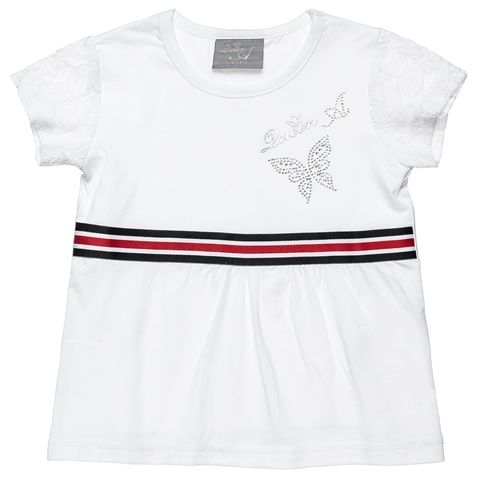 ALOUETTE-Παιδική μπλούζα ALOUETTE λευκή