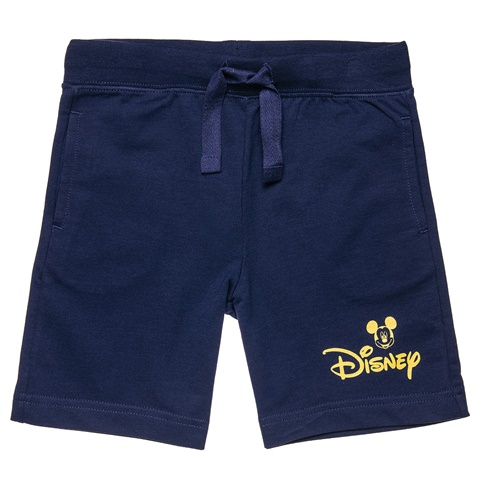 DISNEY-Παιδικό σετ από μπλούζα και βερμούδα Disney Mickey Mouse κίτρινη μπλε