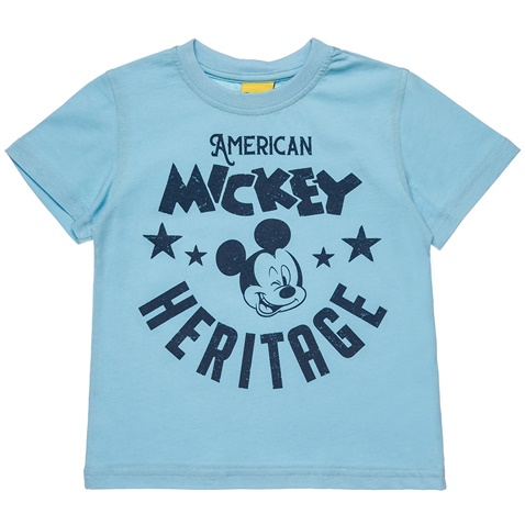 DISNEY-Παιδικό σετ από μπλούζα και βερμούδα Disney MICKEY MOUSE μπλε