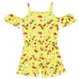 ALOUETTE-Παιδική ολόσωμη φόρμα σορτς ALOUETTE κίτρινη