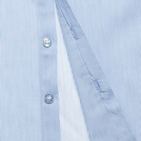 ALOUETTE-Παιδικό πουκάμισο ALOUETTE με ρίγες γαλάζιο λευκό