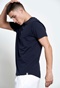 FUNKY BUDDHA-Ανδρικό essential t-shirt FUNKY BUDDHA μπλε