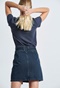 FUNKY BUDDHA-Γυναικεία mini τζιν φούστα FUNKY BUDDHA μπλε