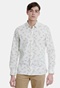 FUNKY BUDDHA-Ανδρικό πουκάμισο FUNKY BUDDHA regular fit λευκό