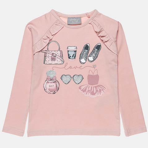 ALOUETTE-Παιδική μπλούζα ALOUETTE ροζ