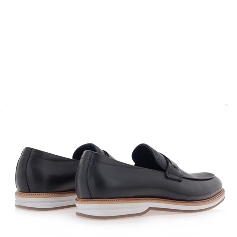 RENATO GARINI-Ανδρικά παπούτσια loafers RENATO GARINI O515W8791 μαύρα