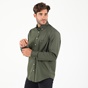 NAVY & GREEN-Ανδρικό πουκάμισο NAVY & GREEN  λαδί 