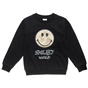 SMILEY-Παιδική φούτερ μπλούζα Smiley μαύρη
