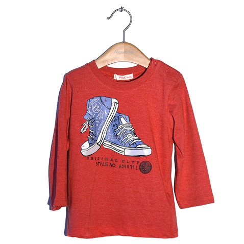 ALOUETTE-Παιδική μακρυμάνικη μπλούζα ALOYETTE κόκκινη