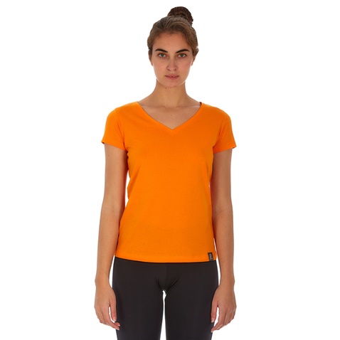 ADMIRAL-Γυναικείο κοντομάνικο μπλουζάκι Admiral Seker πορτοκαλί