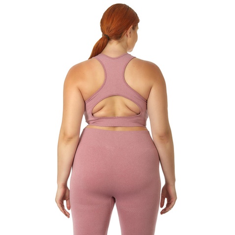 ADMIRAL-Γυναικείο Plus Size αθλητικό μπουστάκι Admiral Lisak ροζ