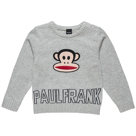 PAUL FRANK-Παιδικό πουλόβερ PAUL FRANK γκρι