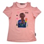 ADMIRAL-Παιδική κοντομάνικη μπλούζα Admiral Otom ροζ