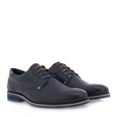 RENATO GARINI-Ανδρικά δετά casual παπούτσια RENATO GARINI O526X3721 μπλε