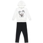 ALOUETTE-Παιδικό σετ από φούτερ μπλούζα και κολάν ALOUETTE Five Star λευκό μαύρο
