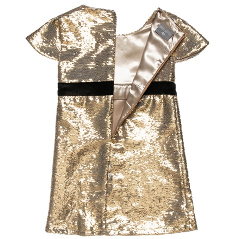 ALOUETTE-Παιδικό φόρεμα ALOUETTE χρυσό