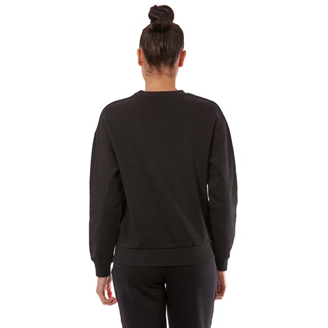 ADMIRAL-Γυναικεία φούτερ μπλούζα ADMIRAL Logo μαύρη
