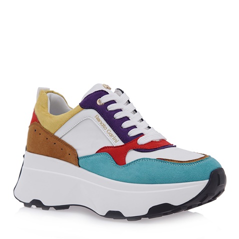 RENATO GARINI-Γυναικεία sneakers wedges RENATO GARINI P119R0523 πολύχρωμα