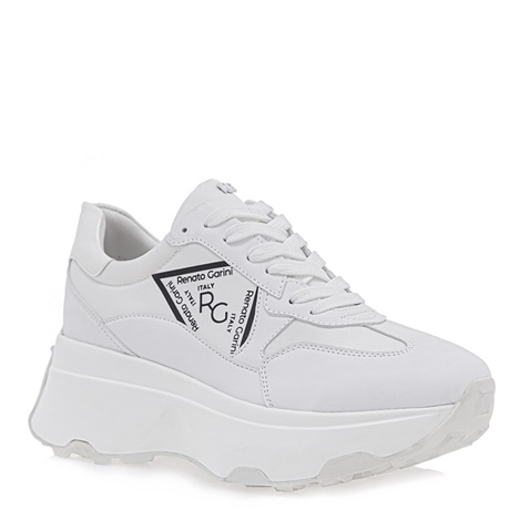RENATO GARINI-Γυναικεία sneakers wedges RENATO GARINI P119R6523 λευκά