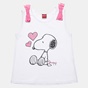 ALOUETTE-Παιδική μπλούζα ALOUETTE Snoopy λευκή