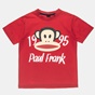 PAUL FRANK-Παιδικό σετ από t-shirt και βερμούδα PAUL FRANK κόκκινη μπλε