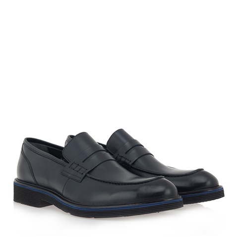 GIOVANNI MORELLI-Ανδρικά παπούτσια loafers GIOVANNI MORELLI P562A1412 μπλε