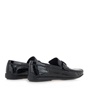 GIOVANNI MORELLI-Ανδρικά παπούτσια loafers GIOVANNI MORELLI P562A0941 μαύρα κροκό λουστρίνι