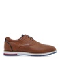 JK LONDON-Ανδρικά casual δετά παπούτσια JK LONDON Q592A6621 καφέ ταμπά μπλε