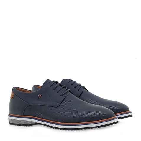 JK LONDON-Ανδρικά casual δετά παπούτσια JK LONDON Q592A3751 μπλε