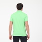 NAVY & GREEN-Ανδρική polo μπλούζα NAVY & GREEN CUSTOM FIT πράσινη neon