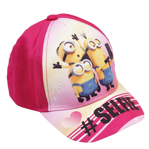 ALOUETTE-Παιδικό καπέλο τζόκευ ALOUETTE QE4065 MINIONS ροζ