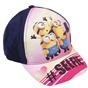 ALOUETTE-Παιδικό καπέλο τζόκευ ALOUETTE QE4065 MINIONS ροζ μπλε