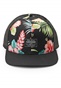 FUNKY BUDDHA-Ανδρικό καπέλο jockey FUNKY BUDDHA μαύρο floral