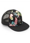 FUNKY BUDDHA-Ανδρικό καπέλο jockey FUNKY BUDDHA μαύρο floral