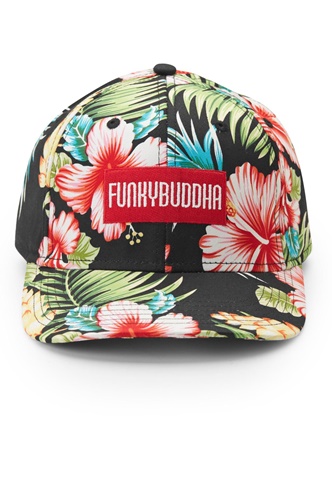 FUNKY BUDDHA-Ανδρικό καπέλο jockey FUNKY BUDDHA πολύχρωμο floral
