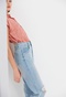FUNKY BUDDHA-Γυναικείο jean παντελόνι FUNKY BUDDHA Wide leg μπλε ανοιχτό