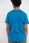FUNKY BUDDHA-Ανδρικό t-shirt FUNKY BUDDHA FBM005-348-04 μπλε