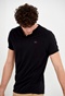 FUNKY BUDDHA-Essential t-shirt με λαιμό henley