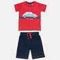 ALOUETTE-Παιδικό σετ από μπλούζα και βερμούδα ALOUETTE Five Star κόκκινο μπλε