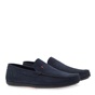 JK LONDON-Ανδρικά παπούτσια loafers JK LONDON Q528B5021 μπλε nubuck