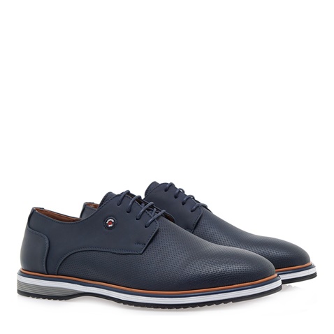 JK LONDON-Ανδρικά casual δετά παπούτσια JK LONDON Q592A6161 μπλε